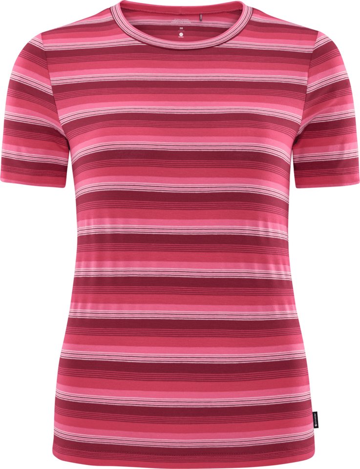 SCHNEIDER Sportswear T-Shirt NEENAW-SHIRT Damen Rundhals- Shirt cranberry-gestreift von SCHNEIDER Sportswear