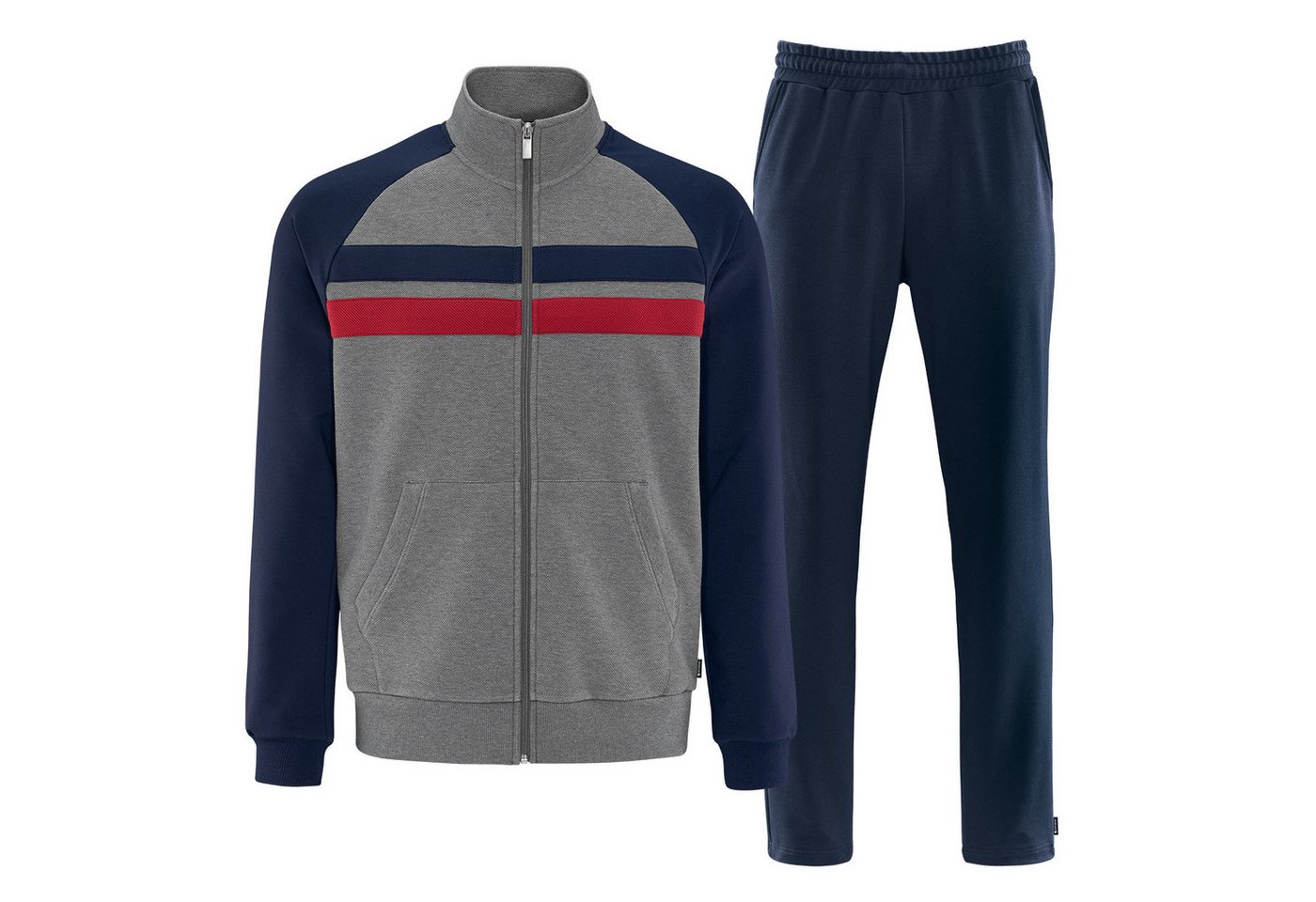 SCHNEIDER Sportswear Trainingsanzug Anzug Wallace stahl melange von SCHNEIDER Sportswear