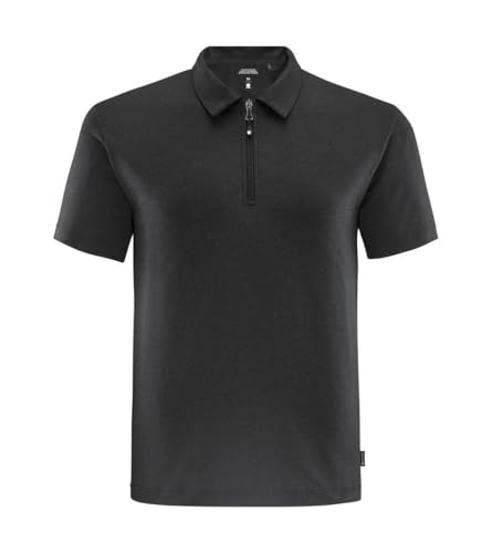 SCHNEIDER Melm-Polo T-Shirt Herren schwarz Gr. 56 von SCHNEIDER