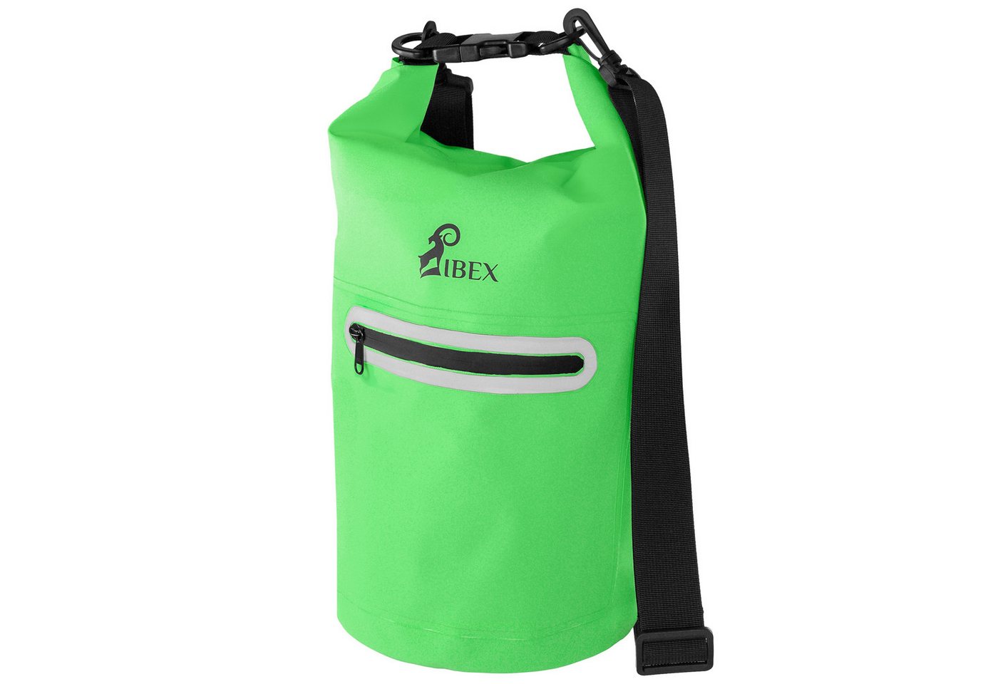 SCHNORR Rucksack Drybag 10 Liter Grün Tasche Seesack Packsack Wasserdicht Rollbeutel von SCHNORR