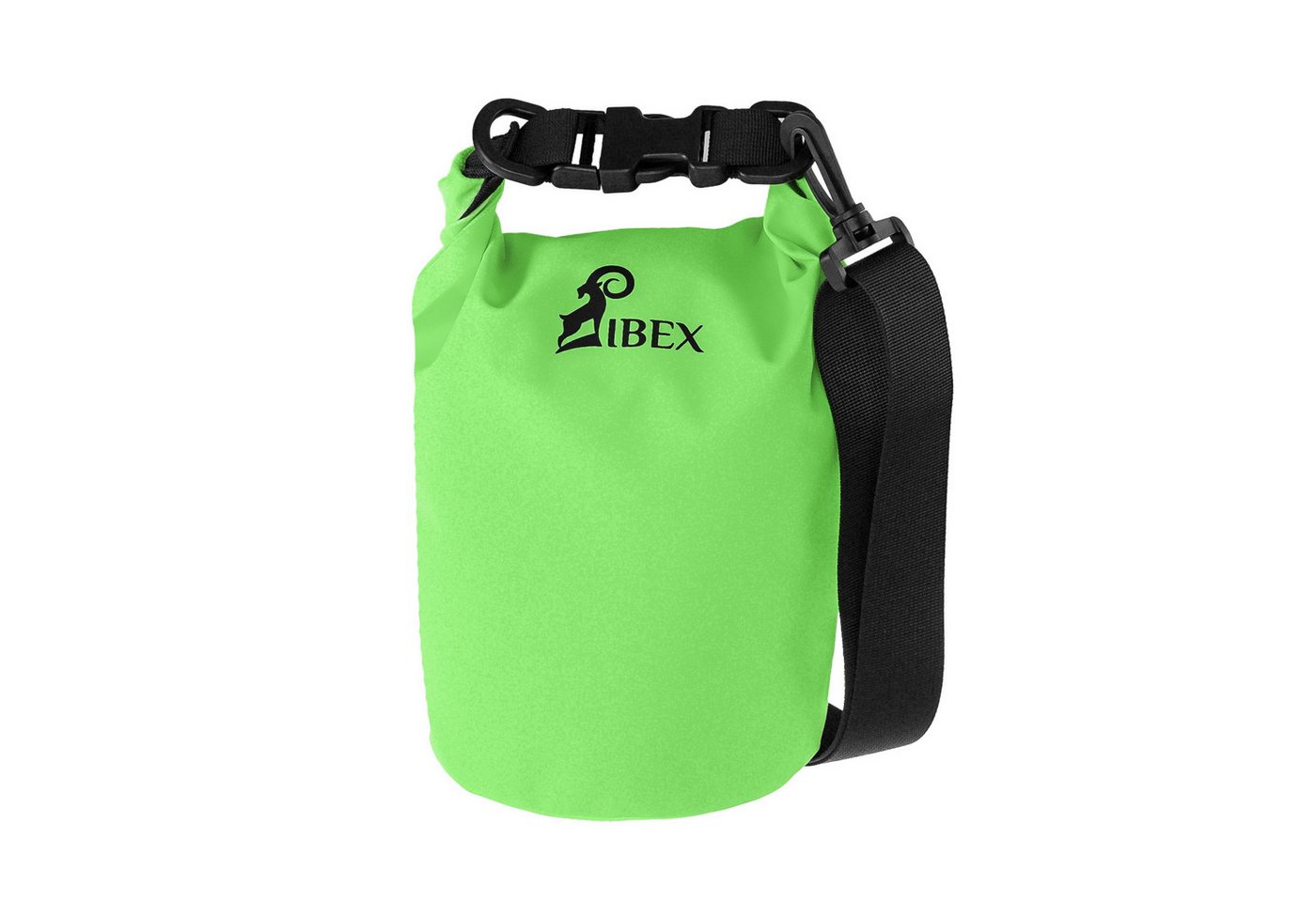 SCHNORR Rucksack Drybag 2 Liter Grün Tasche Seesack Packsack Wasserdicht Rollbeutel von SCHNORR