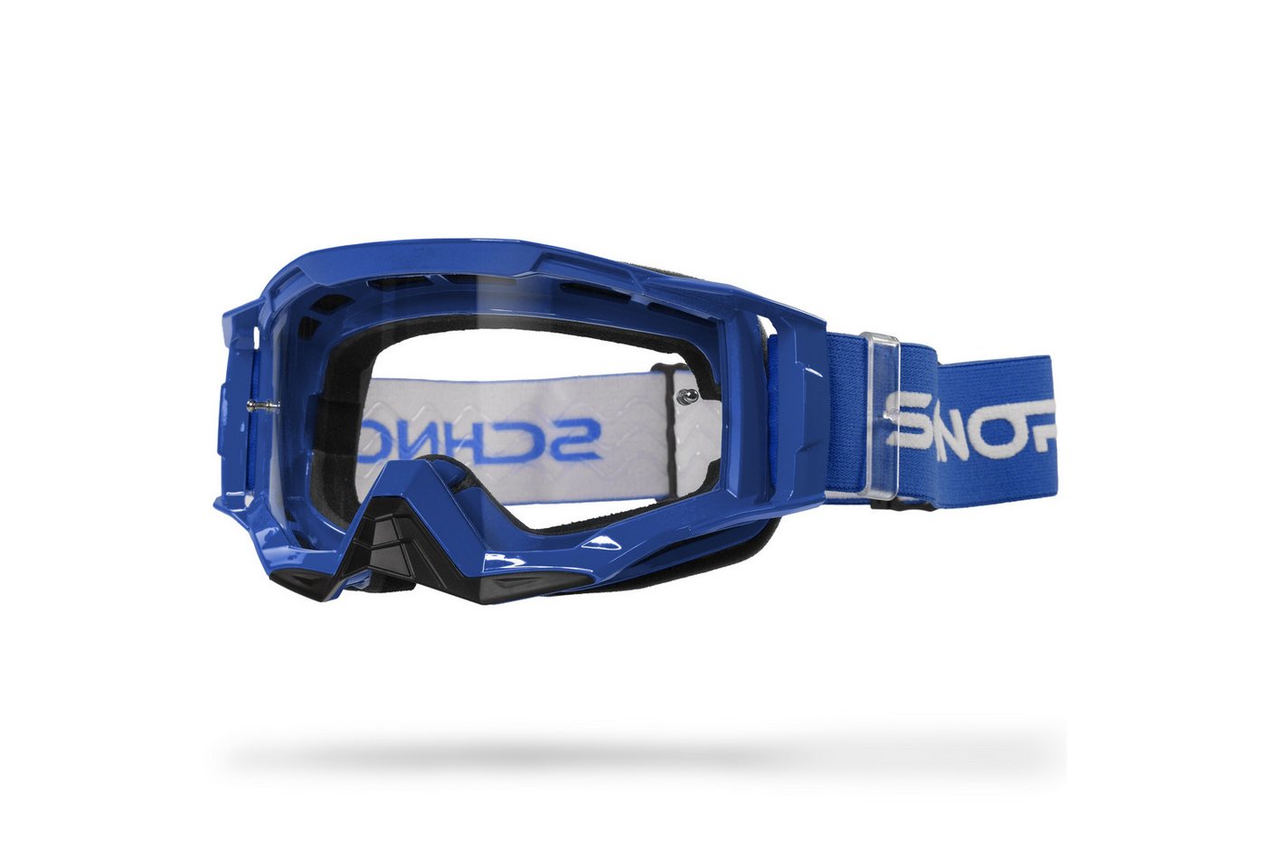 SCHNORR Sportbrille Schnorr MX Neo Motocross Brille Blau, Anti-Fog & Tear-Off, (1-St), Tear-Off & Roll-Off kompatibel von SCHNORR