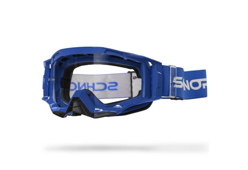 SCHNORR Sportbrille Schnorr MX Neo Motocross Brille Blau, Anti-Fog & Tear-Off, (1-St), Tear-Off & Roll-Off kompatibel von SCHNORR