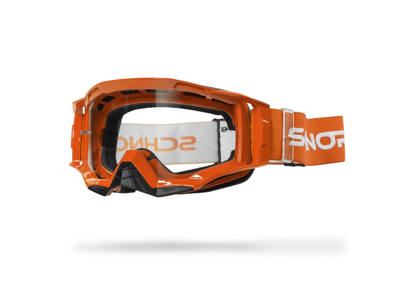 SCHNORR Sportbrille Schnorr MX Neo Motocross Brille Orange, Anti-Fog & Tear-Off, (1-St), Tear-Off & Roll-Off kompatibel von SCHNORR