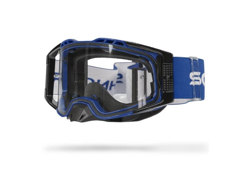 SCHNORR Sportbrille Schnorr MX Pro Motocross Brille Blau, Anti-Fog & Tear-Off/Roll-Off, (1-St), Tear-Off & Roll-Off kompatibel von SCHNORR