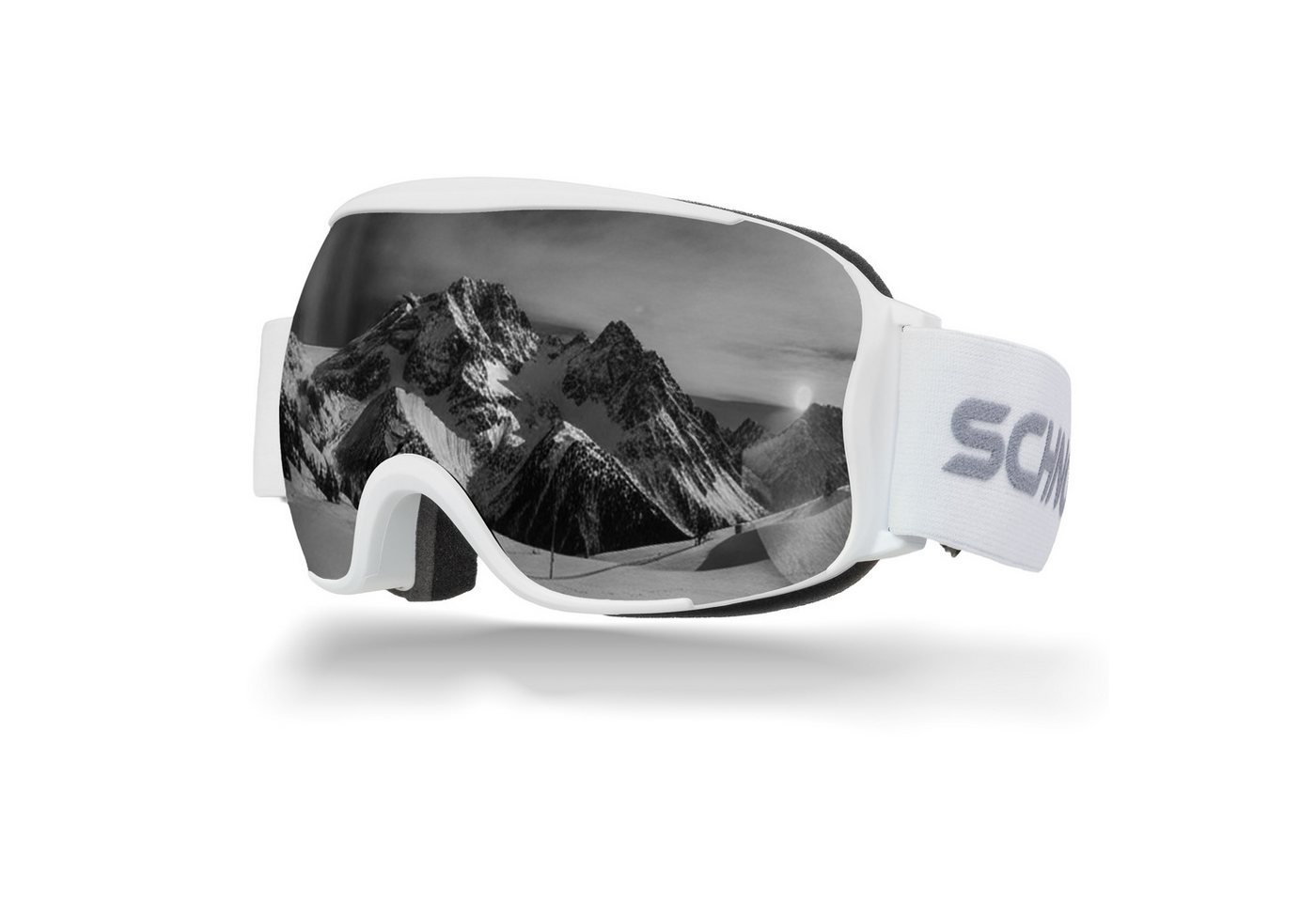 SCHNORR Sportbrille Schnorr Skibrille Kryos - Sphärisch, Silber (S3/S4), Full REVO, Anti, (1-St), Full REVO-Beschichtung Silber (S3/S4) von SCHNORR