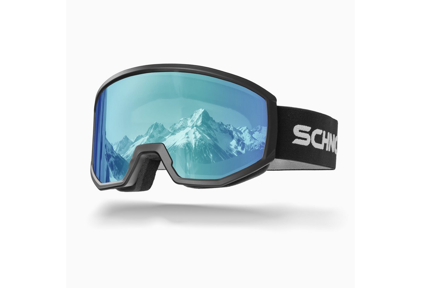 SCHNORR Sportbrille Schnorr Skibrille Luchs Blau (S3), Full REVO, Anti-Fog, UV400, (1-St), Full REVO-Beschichtung Blau (S3) von SCHNORR