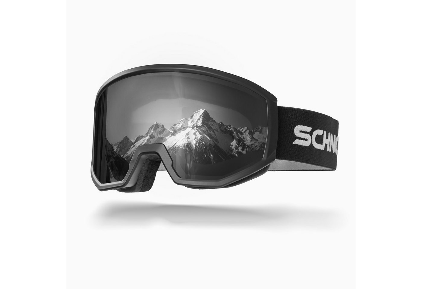 SCHNORR Sportbrille Schnorr Skibrille Luchs Silber (S3/S4), Full REVO, Anti-Fog, UV400, (1-St), Full REVO-Beschichtung Silber (S3) von SCHNORR