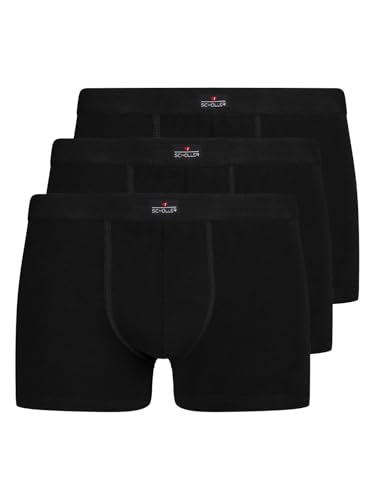 SCHÖLLER 3er Pack Herren Pants Baumwolle-Elasthan 822-42-323 Gr. XL in Schwarz von SCHÖLLER