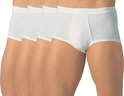 SCHÖLLER Herren-Slip 4er-Pack weiß Größe 6 von SCHÖLLER