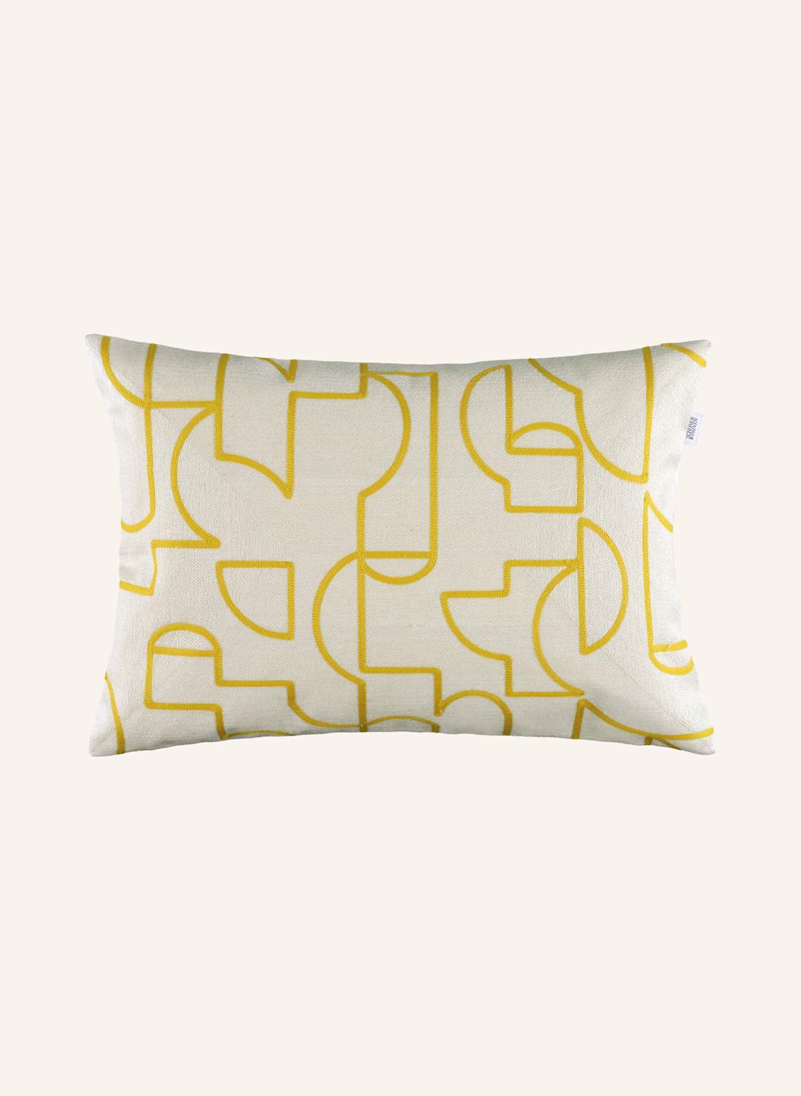 Schöner Wohnen Kollektion Zierkissenhülle Frame gelb von SCHÖNER WOHNEN KOLLEKTION