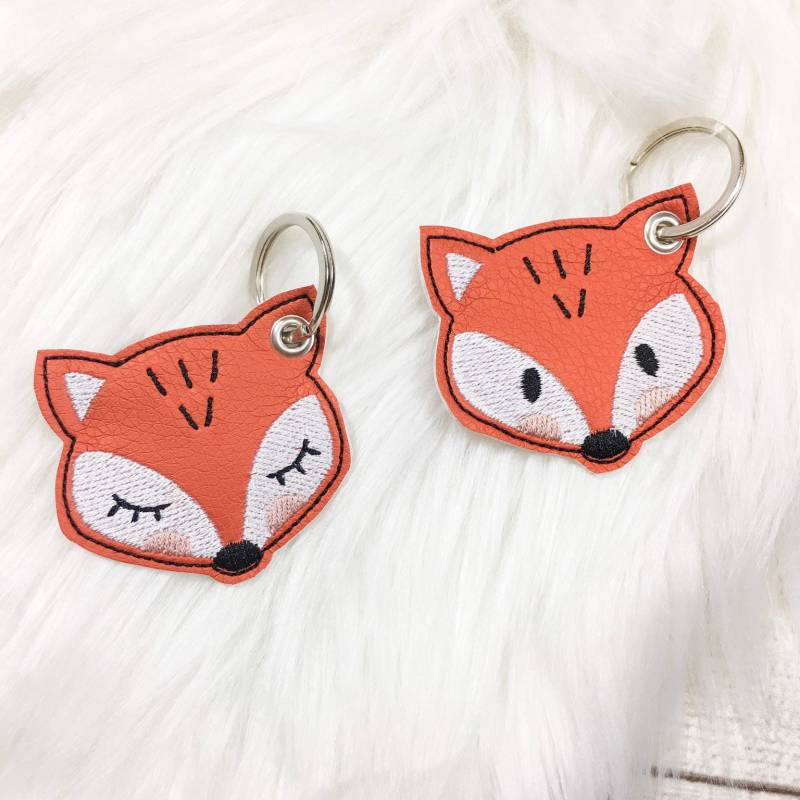 Schlüsselanhänger Fuchs Rost-Orange von SCHOENIGKEITENkids