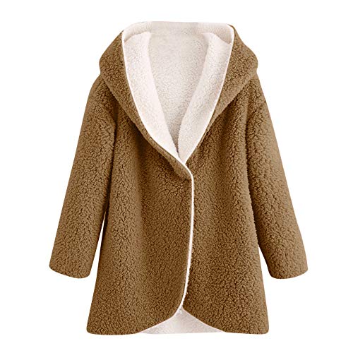 Winter Wärmste Jacken Winterjacke Mantel Daunenjacke Pelz Damen Fell Blend Warme Elegant Herbst Daunenmantel Wintermantel Winterparka Parka Dufflecoat von SCHOLIEBEN