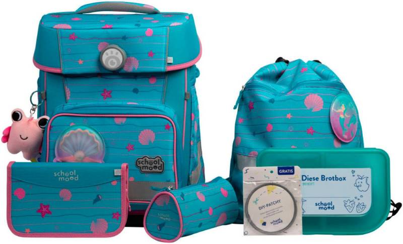 SCHOOL-MOOD® Schulranzen Champion Maxx Pro (Set, 7-tlg), mit LED-Patchy von SCHOOL-MOOD®