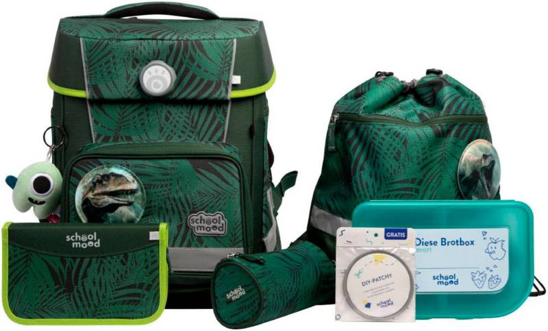 SCHOOL-MOOD® Schulranzen Champion Maxx Pro (Set, 7-tlg), mit LED-Patchy von SCHOOL-MOOD®