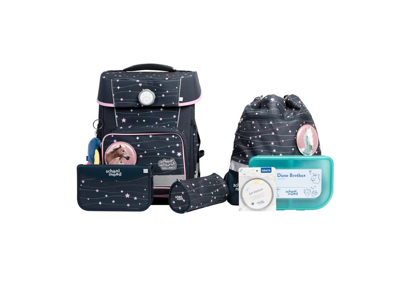 SCHOOL-MOOD® Schulranzen Champion Pro (7-tlg), PET von SCHOOL-MOOD®