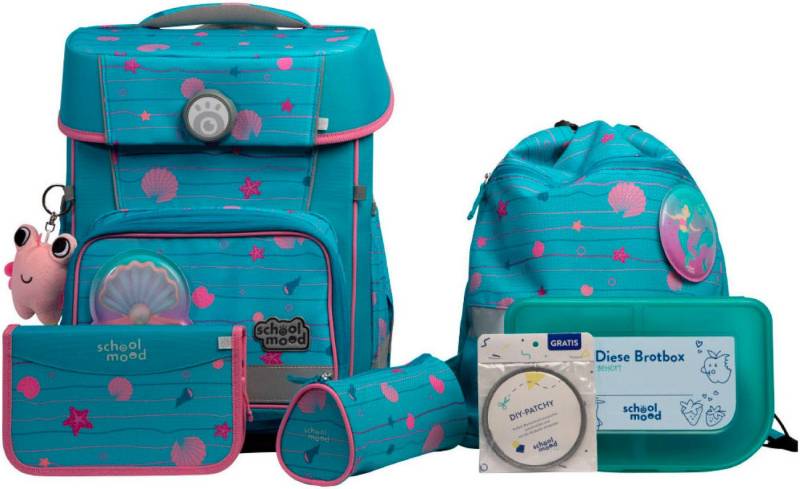 SCHOOL-MOOD® Schulranzen Champion Pro (Set, 7-tlg), mit LED-Patchy von SCHOOL-MOOD®