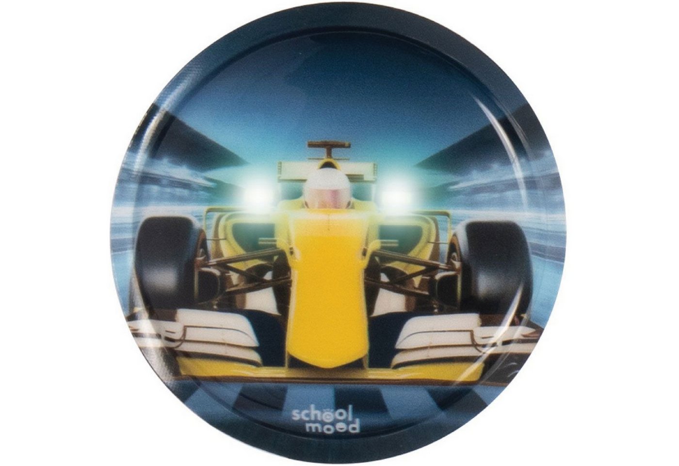 SCHOOL-MOOD® Schulranzen LED-Patchy Rennwagen von SCHOOL-MOOD®