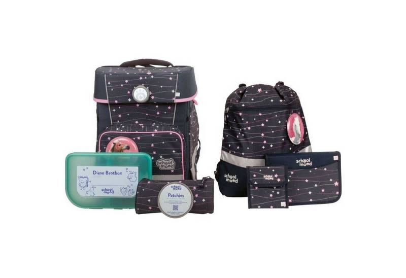 SCHOOL-MOOD® Schulranzen Schulranzenset 7-tlg. Champion Maxx Ella Pony von SCHOOL-MOOD®