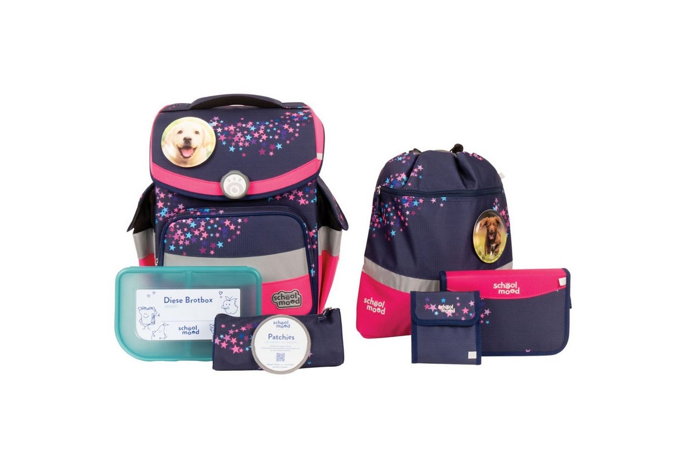 SCHOOL-MOOD® Schulranzen Timeless Air+, Polyester von SCHOOL-MOOD®