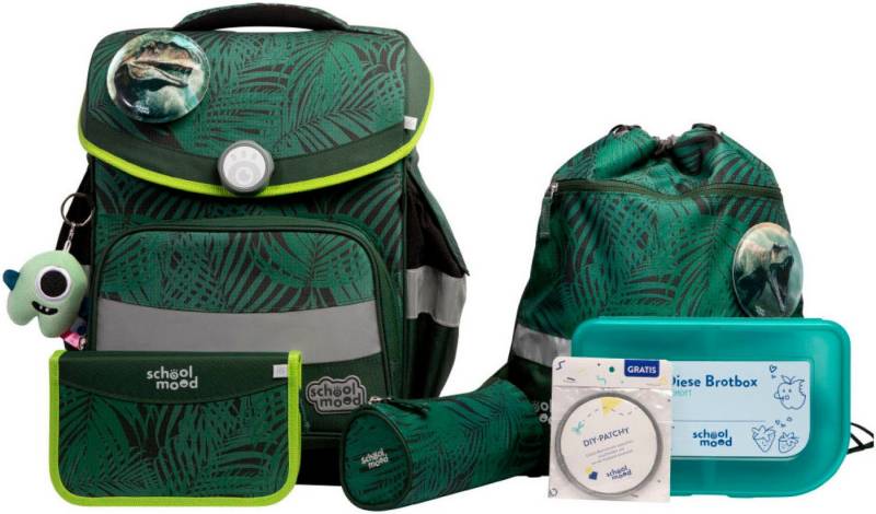 SCHOOL-MOOD® Schulranzen Timeless Pro (7-tlg), mit LED-Patchy von SCHOOL-MOOD®