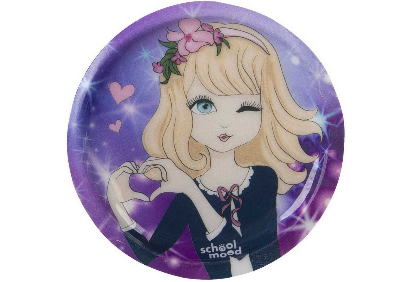 SCHOOL-MOOD® Schulrucksack LED-Patchy Love von SCHOOL-MOOD®