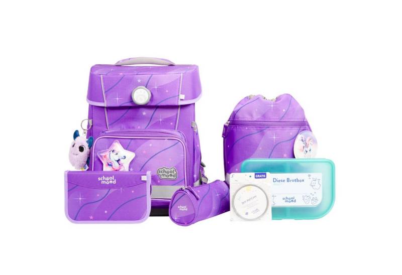 SCHOOL-MOOD® Schulrucksack School Mood Champion Pro Marie (Pegasus), 7-tlg. Schulranzenset von SCHOOL-MOOD®