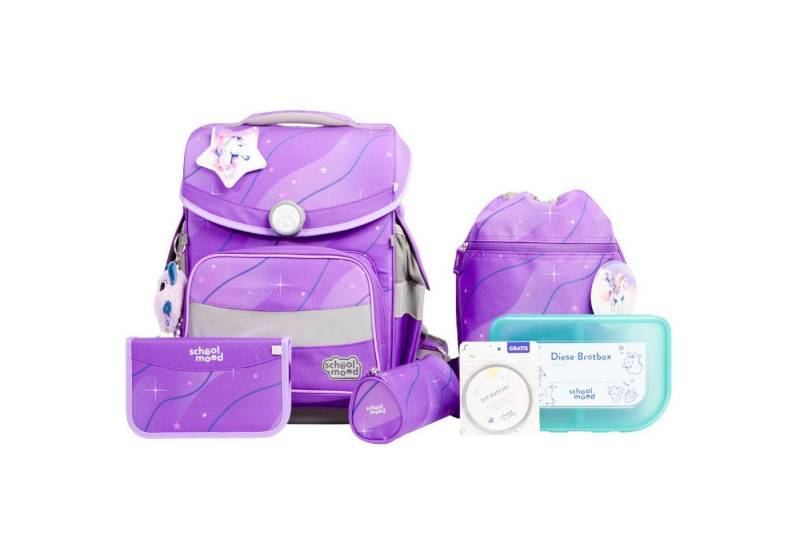 SCHOOL-MOOD® Schulrucksack School Mood Timeless Pro Marie (Pegasus), 7-tlg. Schulranzenset von SCHOOL-MOOD®