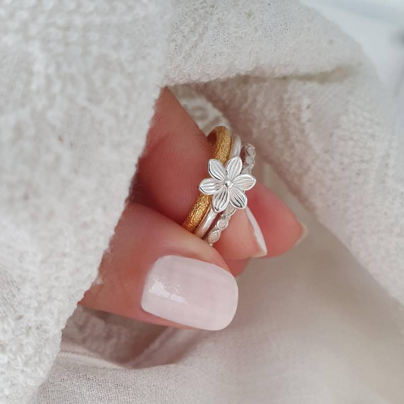 3Er Ring-Set Für Damen, Größe 52 von SCHOSCHON