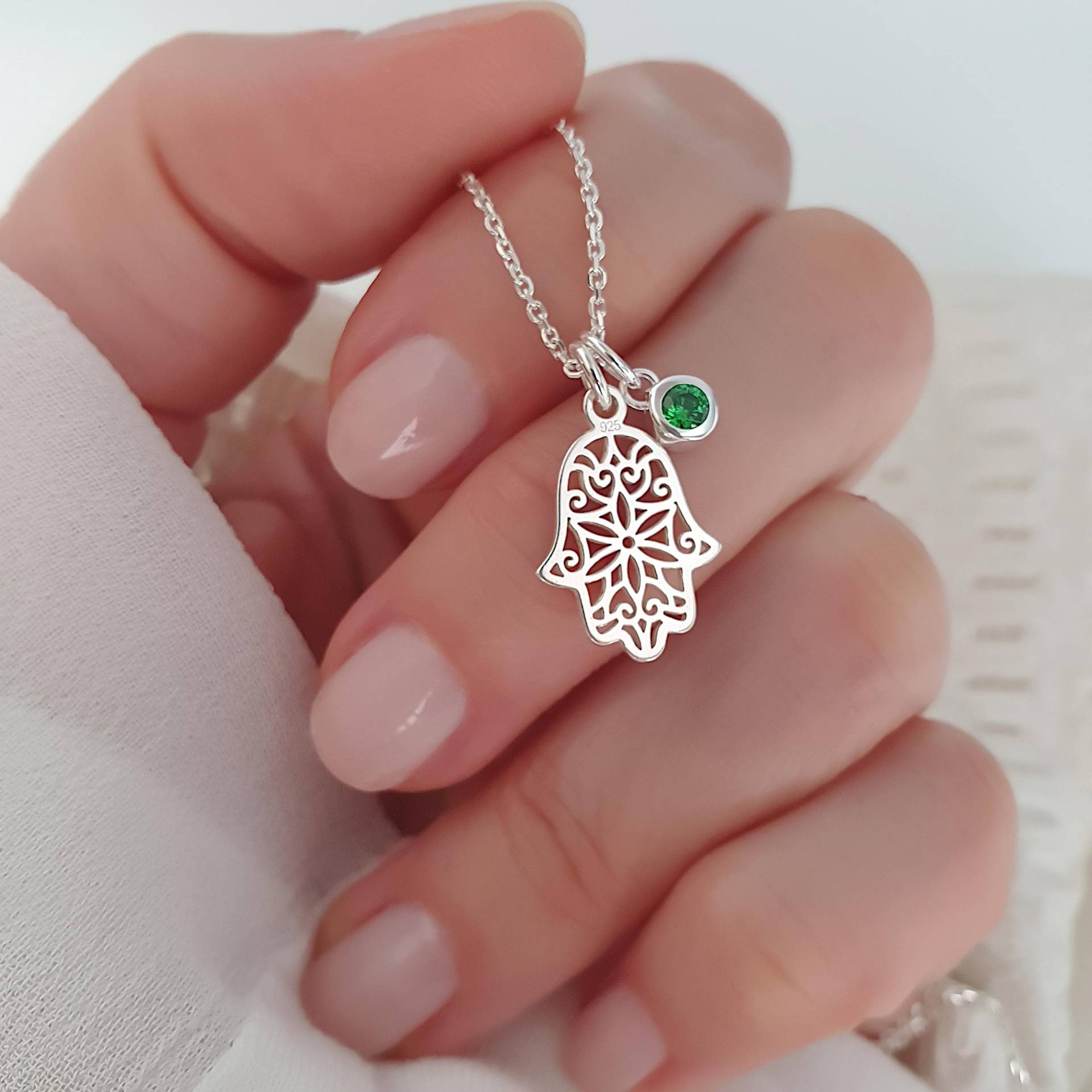 Fatima Halskette 925 Silber von SCHOSCHON