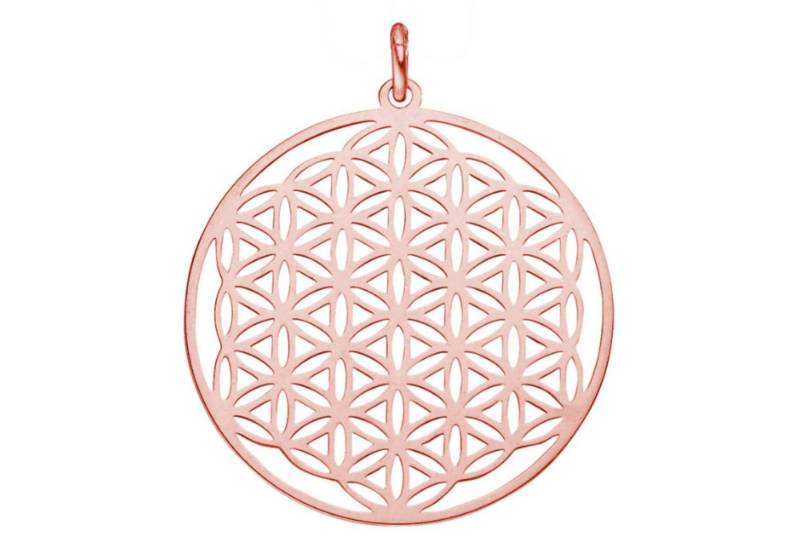 SCHOSCHON Kettenanhänger Anhänger Lebensblume 925 Silber ø 25 mm Model 0.4 Blume des Lebens, Geburtstag, Ostern, Silberschmuck für Damen von SCHOSCHON