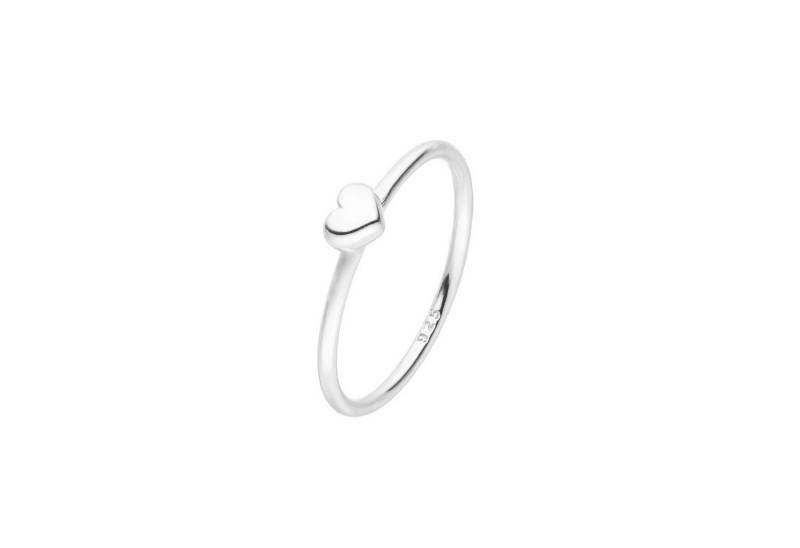 SCHOSCHON Silberring Filigraner Damenring mit Herzmotiv 925 Silber Ring Herz, Herzsymbol von SCHOSCHON