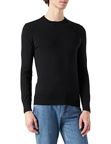 SCHOTT Herren Plbeal1 Pullover, Schwarz (Black Black), X-Large von Schott NYC