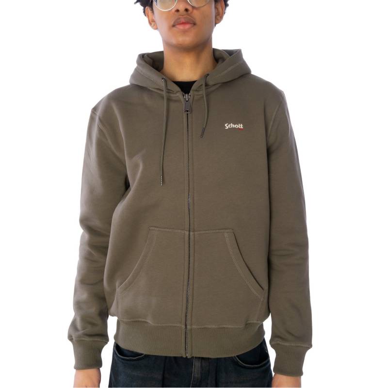Schott NYC Sweatjacke Sweatjacke Schott NYC, G M, F sage khaki von Schott NYC