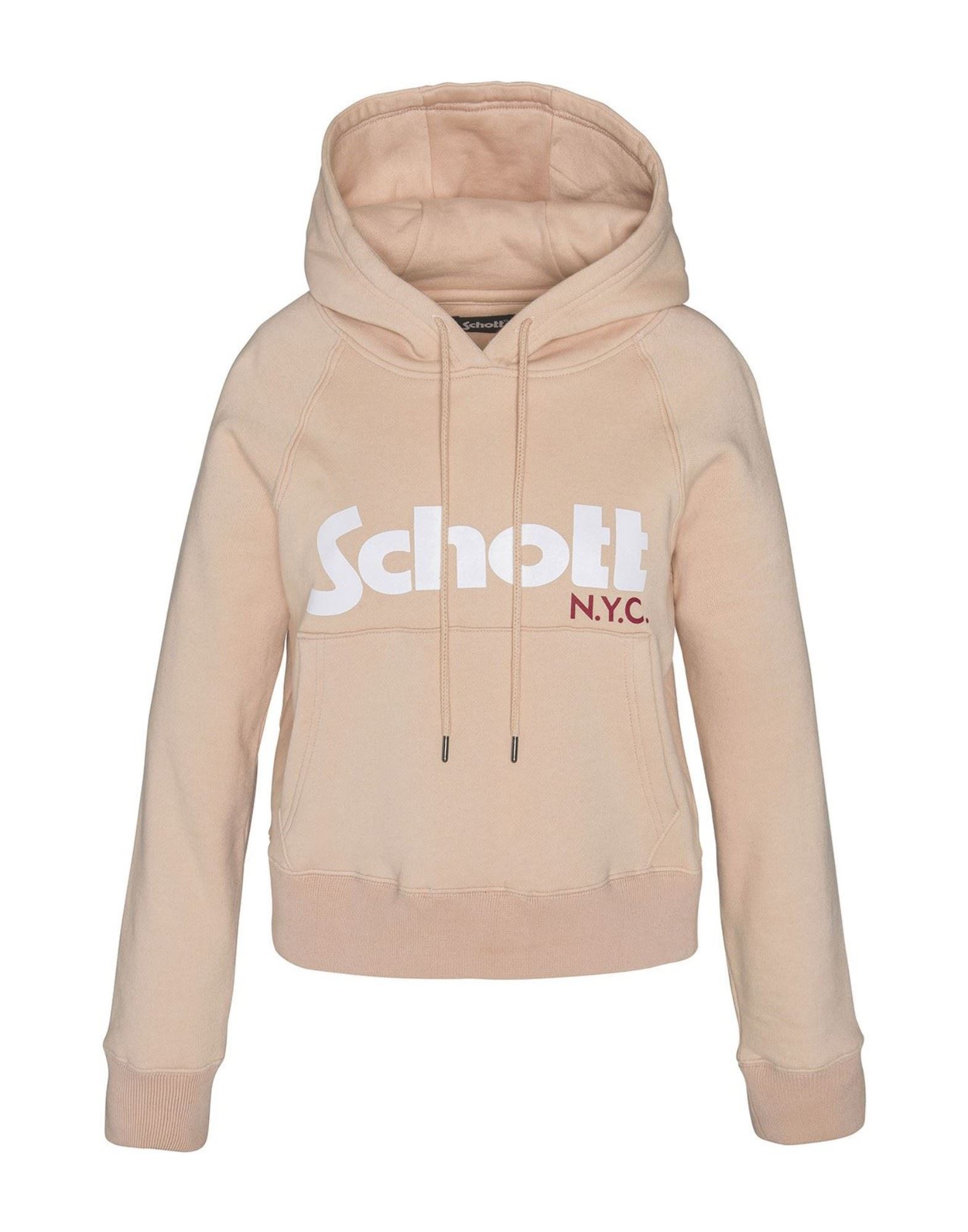 SCHOTT Sweatshirt Herren Hellrosa von SCHOTT