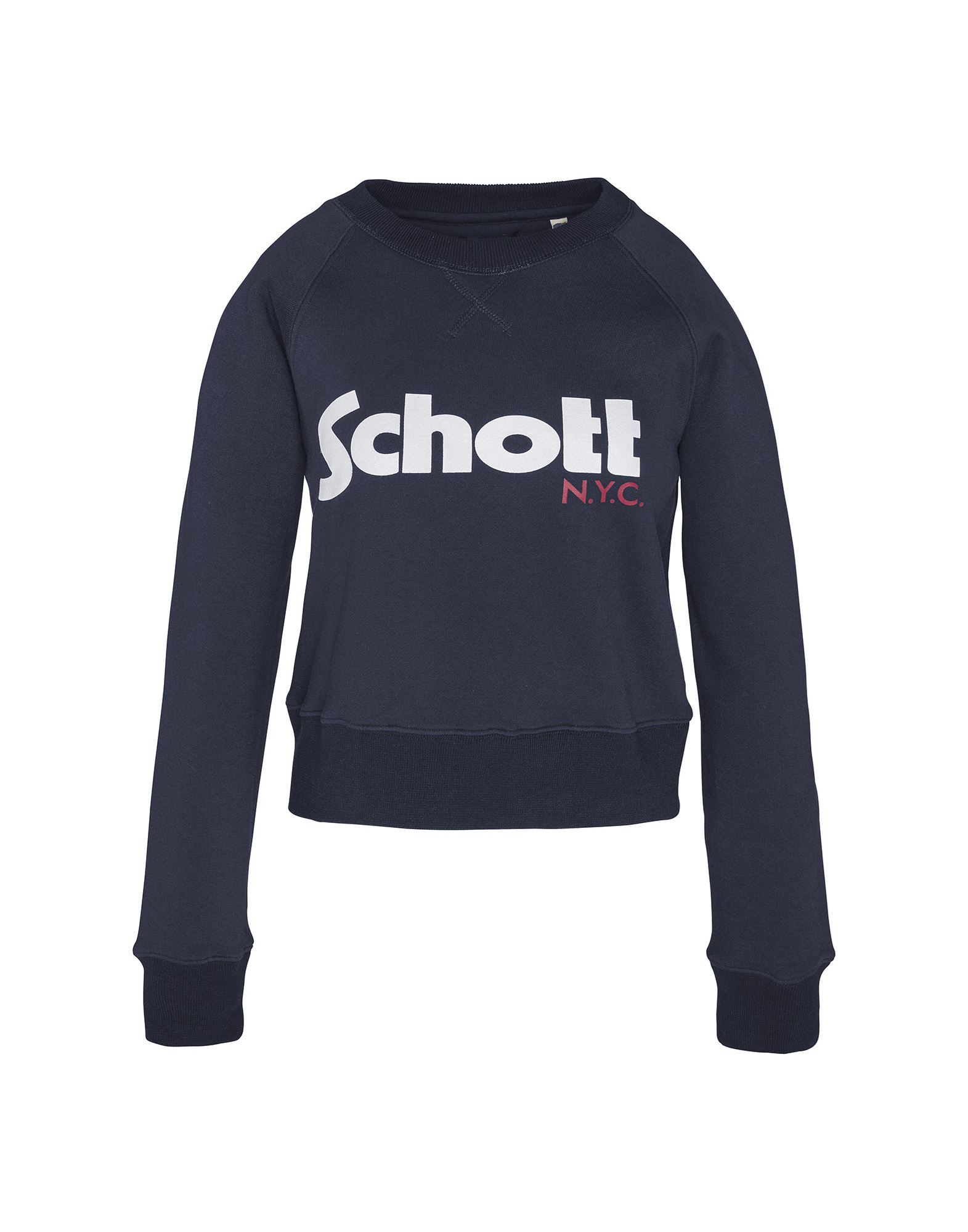SCHOTT Sweatshirt Herren Nachtblau von SCHOTT