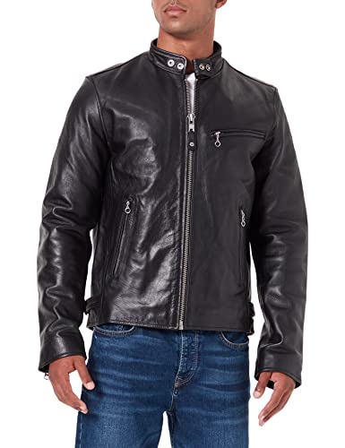 Schott NYC Herren Lederjacke Lc940D, Schwarz (Black 90), XXX-L (Herstellergröße: XXX-Large) von Schott NYC