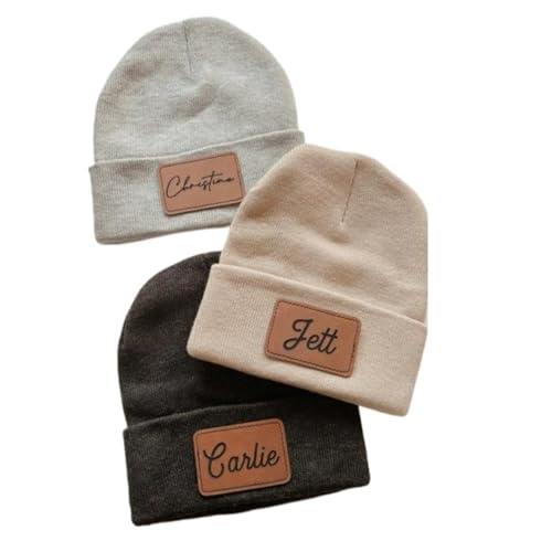 SCHUANGZHAN Personalisierbare Beanie-Mütze für Kinder, personalisierte Baby-Beanie mit Namen, gestrickte Bommelmütze, individuelle Weihnachtsmütze, mehrfarbig, mehrfarbig, 12 Monate SCHUANGZHAN Personalisierbare Beanie-Mütze für Kinder, personalisierte Baby-Beanie mit Namen, gestrickte Bommelmütze, individuelle Weihnachtsmütze, mehrfarbig, mehrfarbig, 12 Monate von SCHUANGZHAN