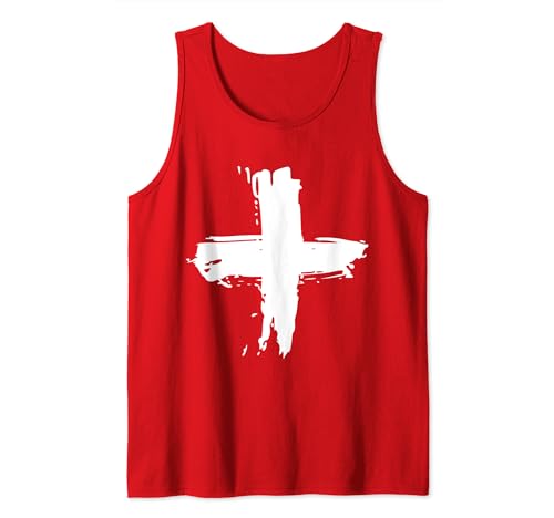 SCHWEIZ SWISS SWITZERLAND EUROPA SPORT DAMEN HERREN KINDER Tank Top von SCHWEIZ SWISS SPORT FAN MÄNNER FRAUEN KINDER