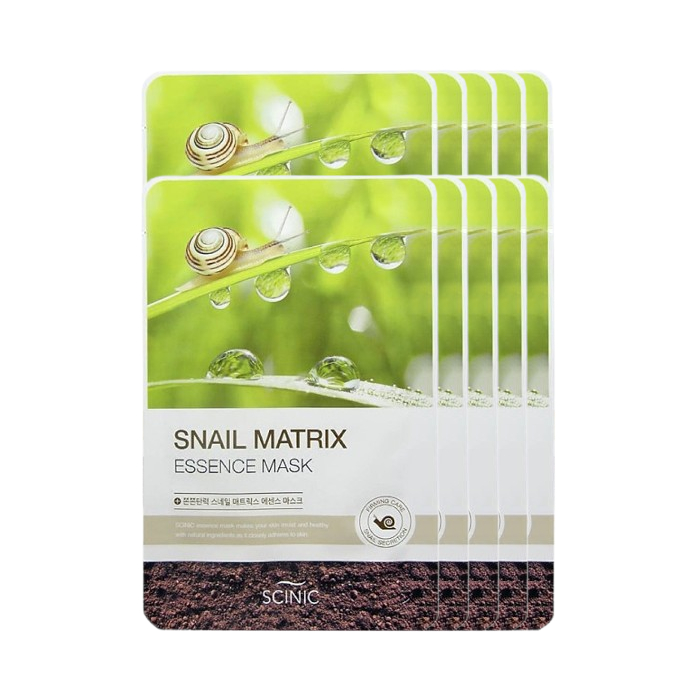 SCINIC - Snail Matrix Essence Mask - 1pc (10ea) Set von SCINIC