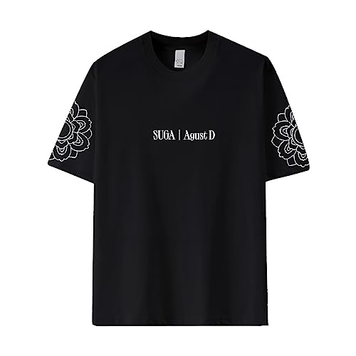 AGUST D Tour Merch T-Shirt Suga Konzert rund um kurzärmeliges T-Shirt (4XL) von SCISSH