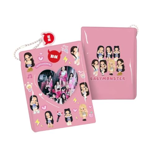 BabyMonster Schlüsselanhänger kleine Tasche Puppe Geldbörse Kartenhalter Welt Tour Brieftasche Anhänger Hüfttasche RAMI AHYEON RUKA Chiquita, Ordner, SKZ-OO von SCISSH