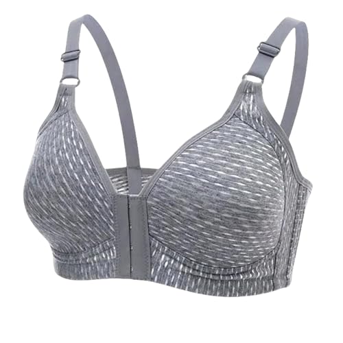 Damen-BHS mit Frontverschluss Racerback Wireless BH in Übergröße mit voller Abdeckung EIN GROSSARTIGER Komfort-BH FÜR SENIOREN von SCOCCA