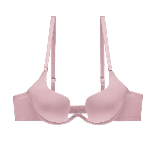 SCOCCA Plunge Deep U BH für Damen Wandelbarer Riemen Push Up Demi BHS Nahtlose Bügel von SCOCCA