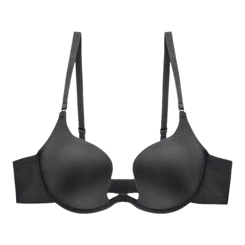 SCOCCA Plunge Deep U BH für Damen Wandelbarer Riemen Push Up Demi BHS Nahtlose Bügel von SCOCCA
