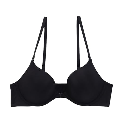 SCOCCA Push-Up-BH mit Frontverschluss BHS für Frauen Bralette Nahtloser niedriger Ausschnitt V-Ausschnitt Leichter BH Plunge BHS von SCOCCA