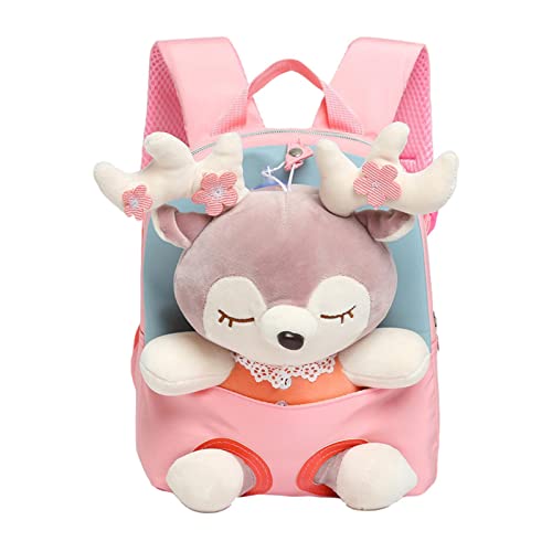 SCOOVY Kuscheltier-Rucksack - Kinderrucksack Kuscheltierrucksack | Tierrucksäcke, Baby Mädchen Rucksack für Kleinkind Mädchen Spielzeug 2 3 4 5 6 Jahre alt von SCOOVY