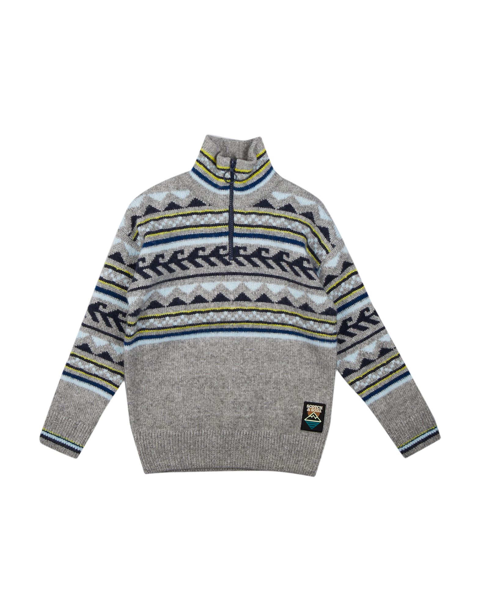 SCOTCH & SHRUNK Rollkragenpullover Kinder Hellgrau von SCOTCH & SHRUNK