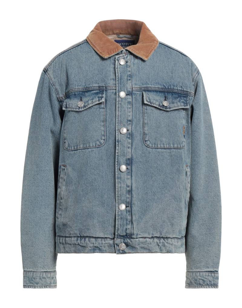 SCOTCH & SODA Jeansjacke/-mantel Herren Blau von SCOTCH & SODA