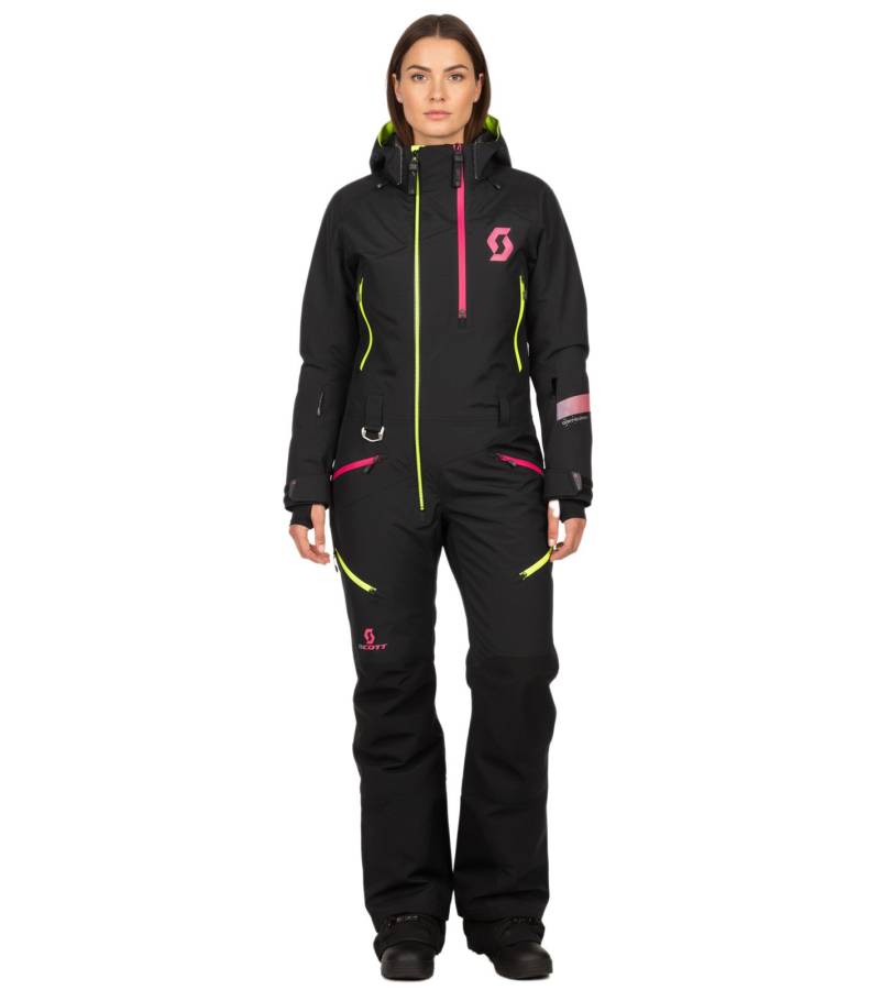 SCOTT DS-I Dryo Monosuit Damen Winter-/Schneemobil-Einteiler mit DRYOsphere Membran Motorfahrten im Schnee Winter-Offroad-Einsatz 282393 1254 Schwarz von SCOTT